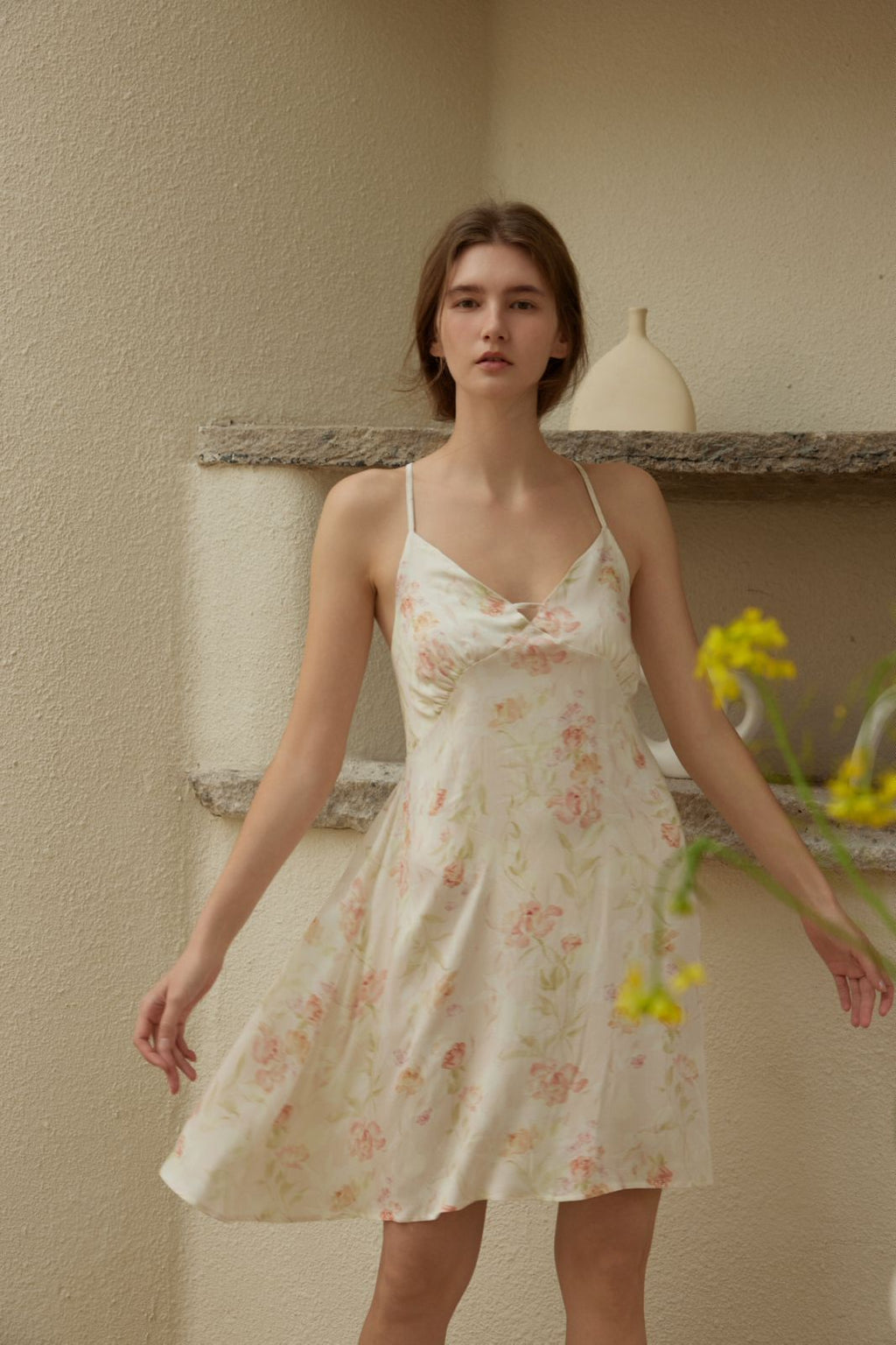 Váy Mặc Nhà Floral Lounge Dress