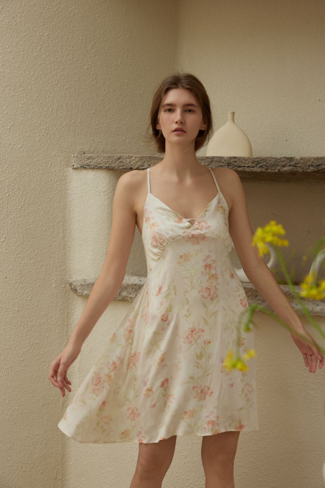 Váy Mặc Nhà Floral Lounge Dress