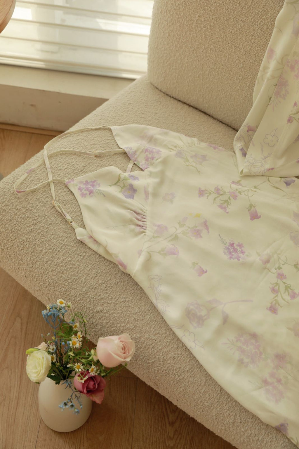 Váy Mặc Nhà Floral Slip Dress