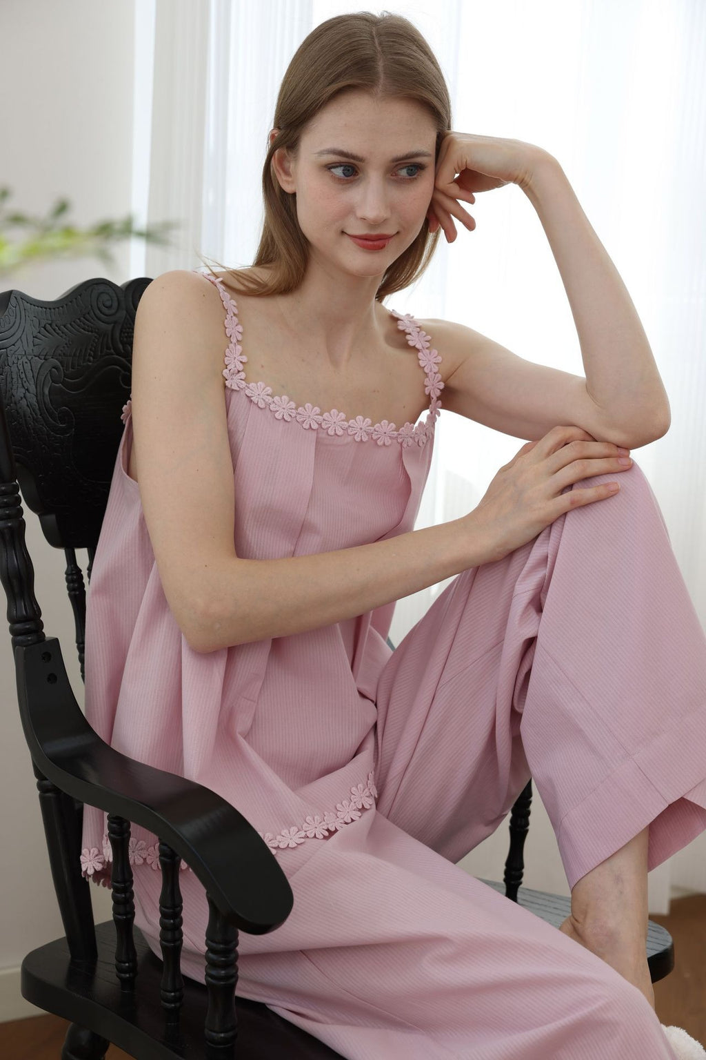 Bộ Cotton Mặc Nhà Juliette Lace Set