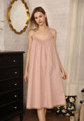 Váy Cotton Mặc Nhà Evelyn Lace Nightgown