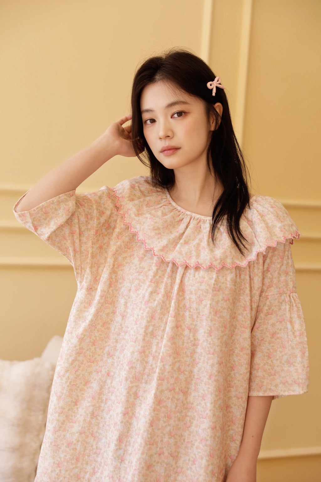 Váy Cotton Mặc Nhà Fairy Ruffle Nightie