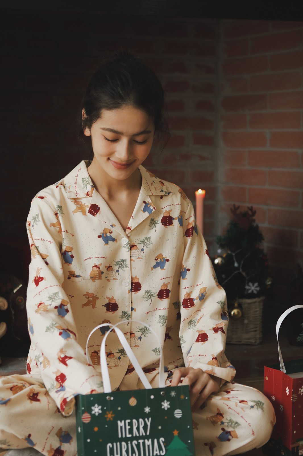Bộ Thu Đông Christmasy Rabbit