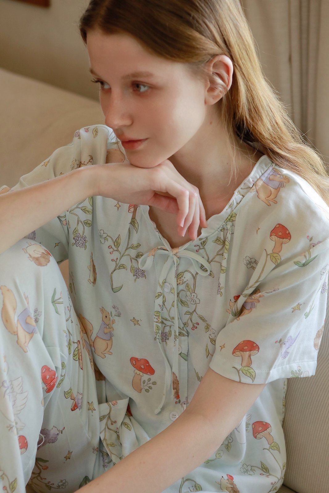 Bộ Pyjama Cổ Tích Enchanted Mint