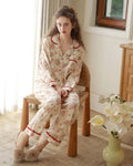 Bộ Pyjama Vải Cotton Crimson Peony
