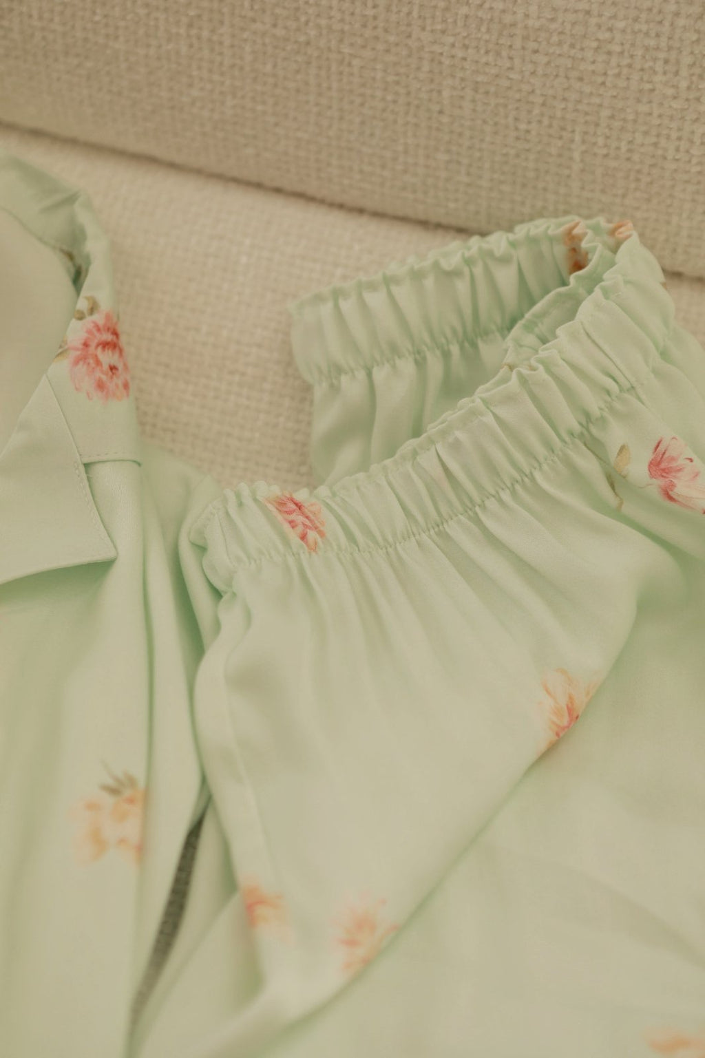 Bộ Pyjama Mặc Nhà Mint Floral Set