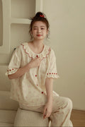 Bộ Cotton Mặc Nhà Bunny Heart