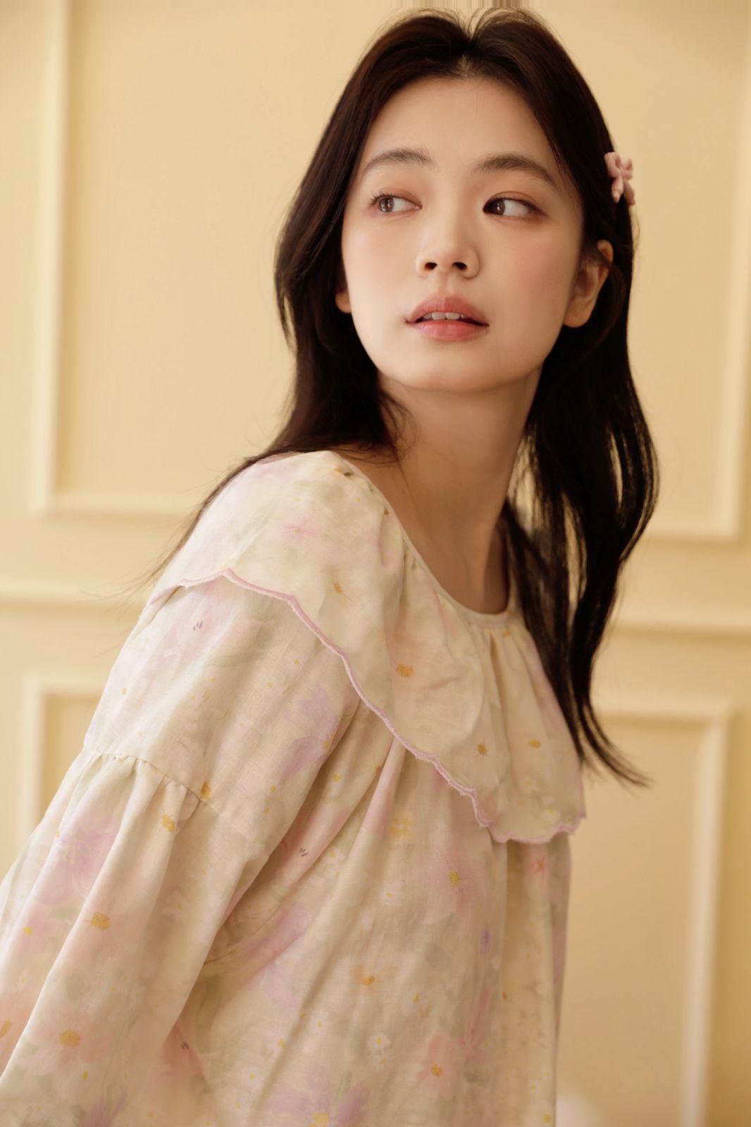 Bộ Mặc Nhà Pastel Ruffle Set
