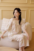 Bộ Mặc Nhà Pastel Ruffle Set