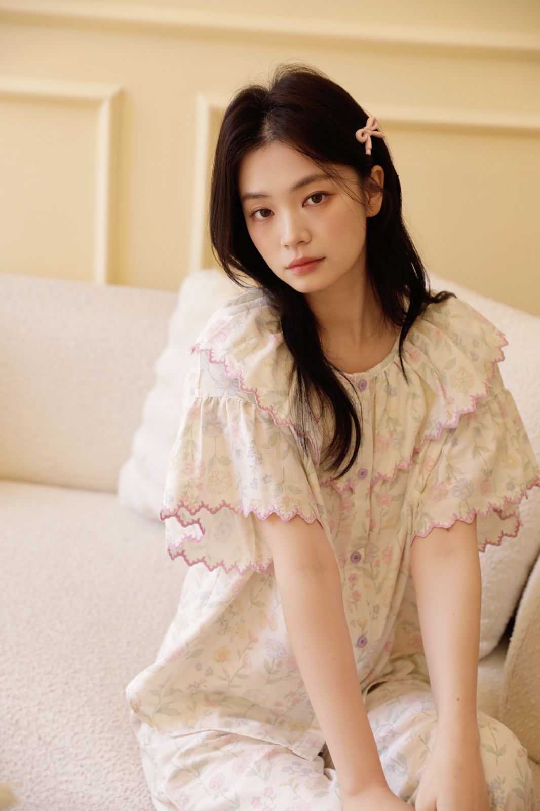 Bộ Mặc Nhà Fairy Ruffle Pastel Daisy