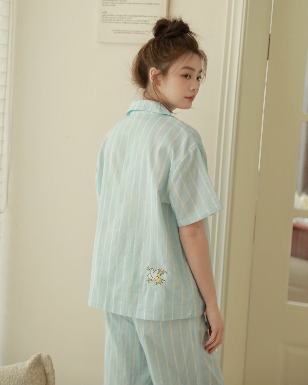 Bộ Pyjama Mặc Nhà Sunday Stripe