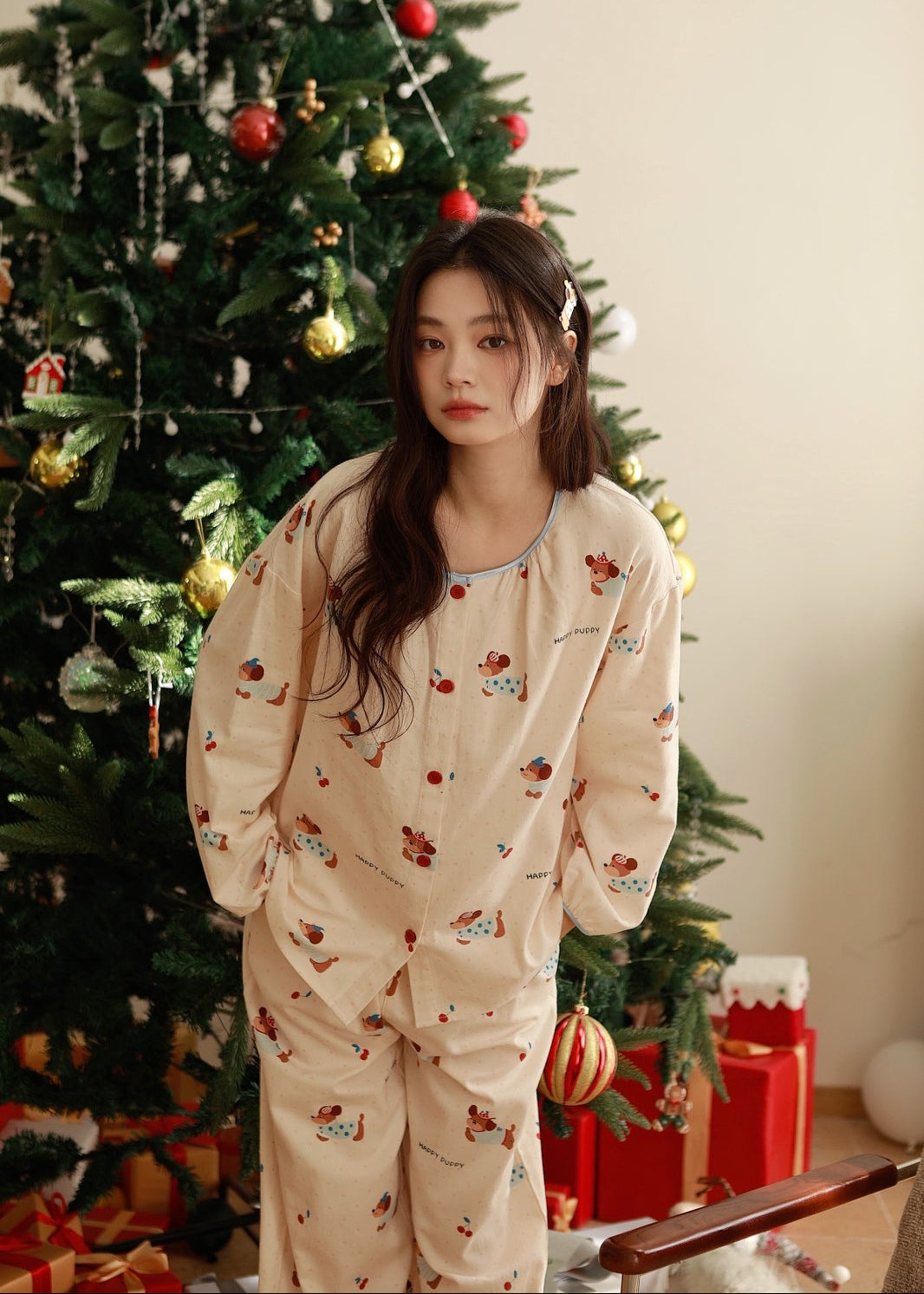 Bộ Mặc Nhà Thu Đông Noelle Jade