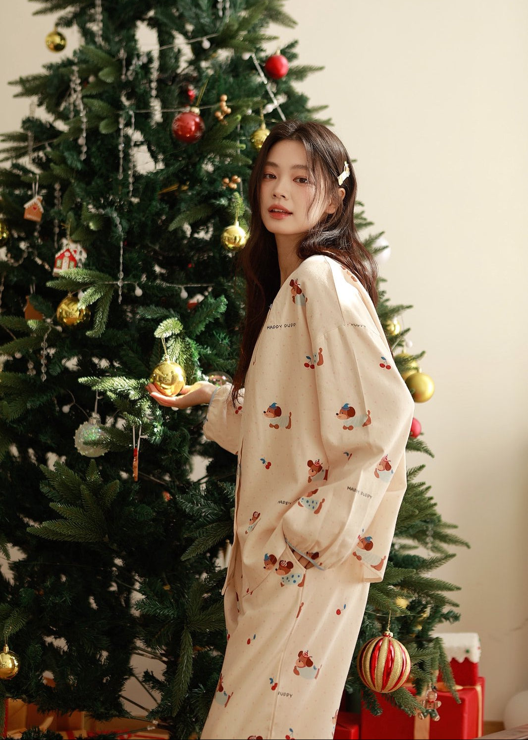Bộ Mặc Nhà Thu Đông Noelle Jade